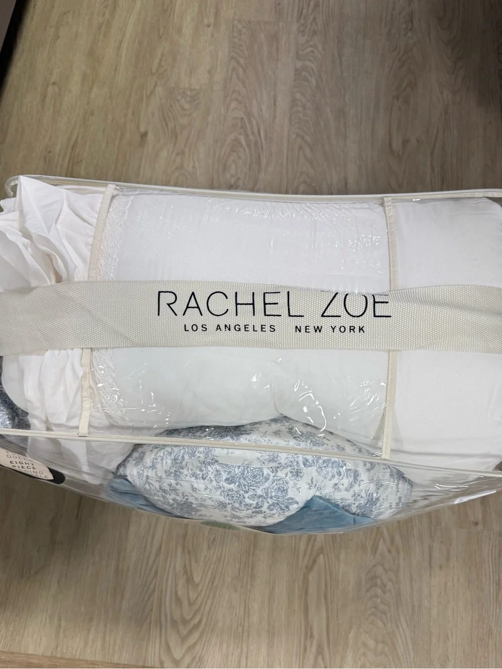 Rachel Zoe Blue and White Comforter Set